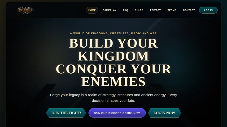 Fallen Kingdom home page