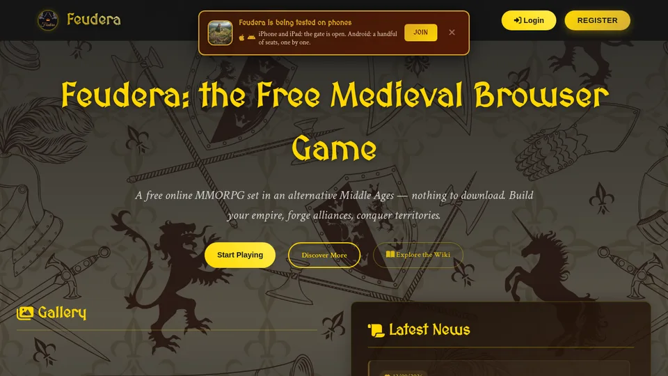 Feudera home page