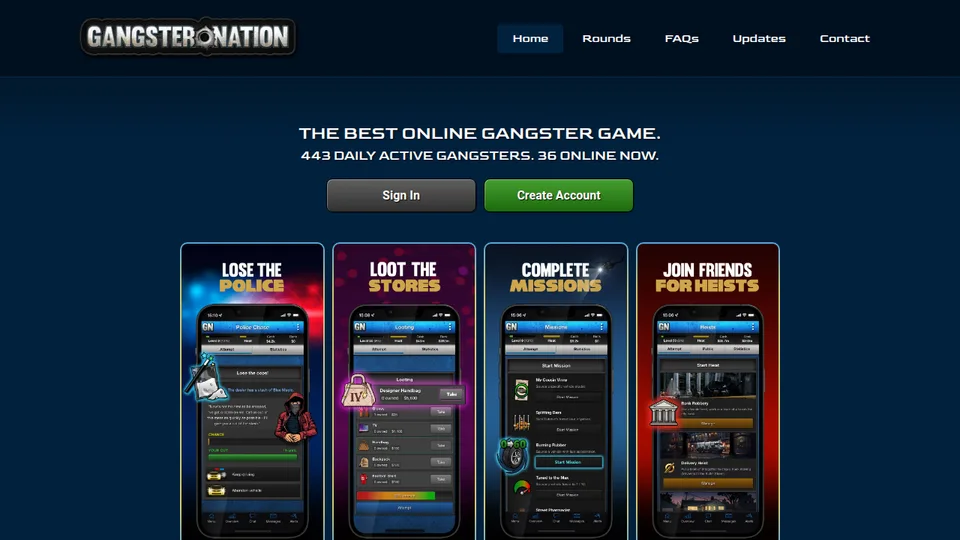 Gangster Nation home page