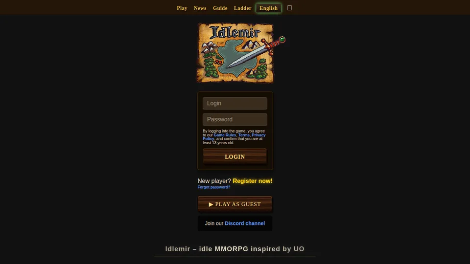 Idlemir home page