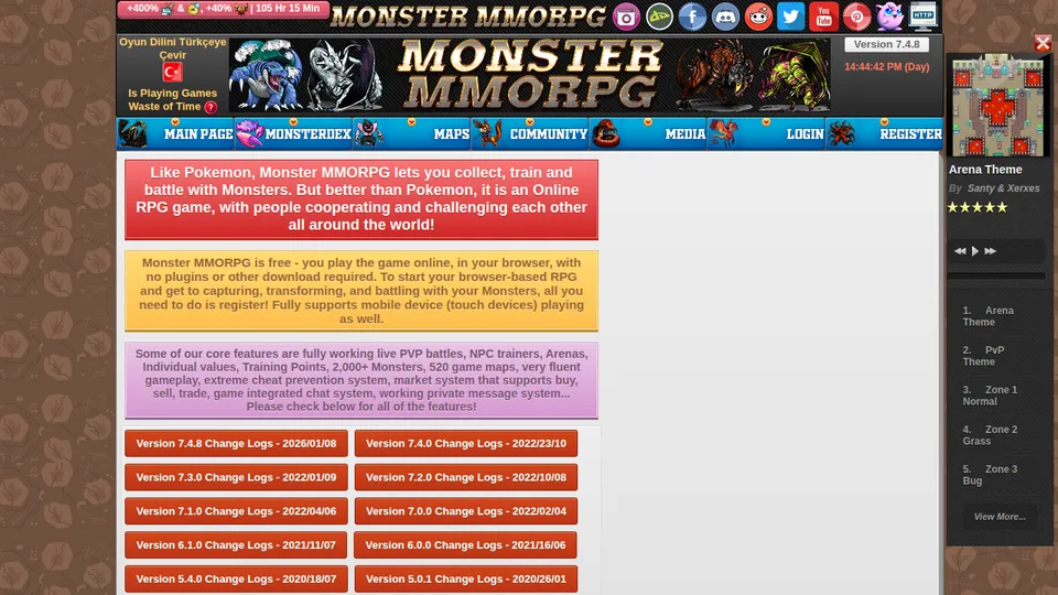 MonsterMMORPG home page