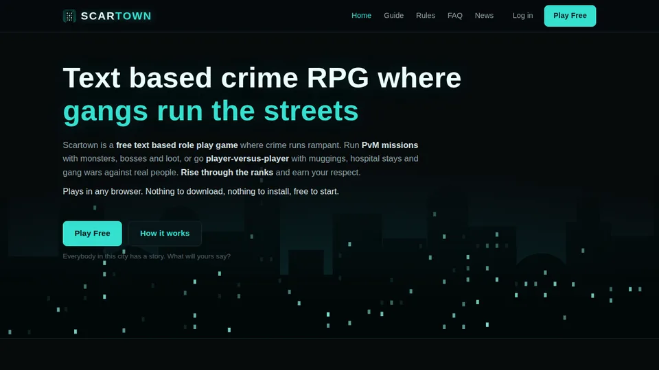 Scartown home page