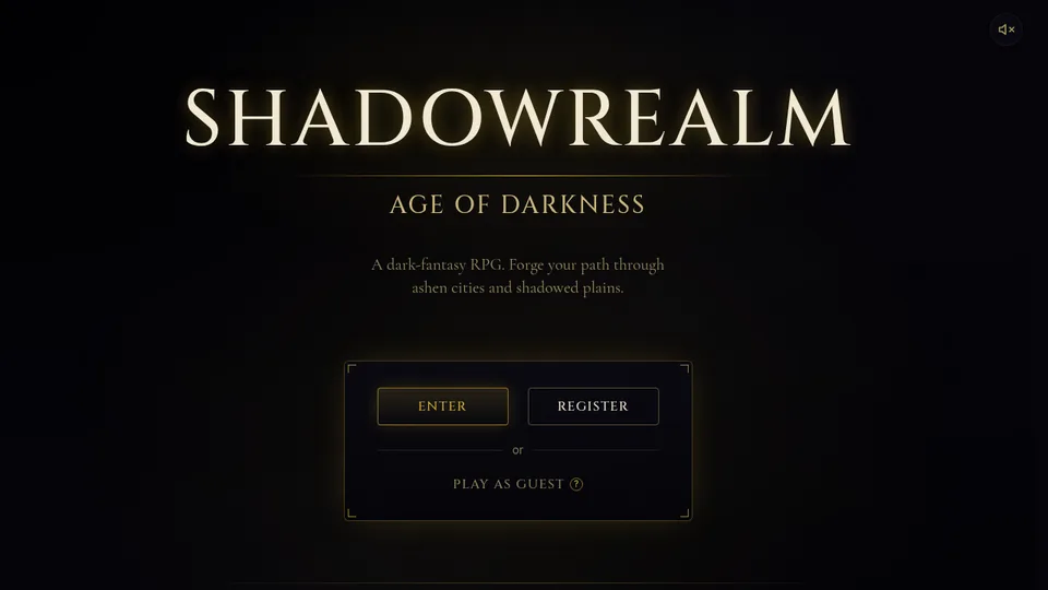 Shadowrealm: Age of Darkness home page