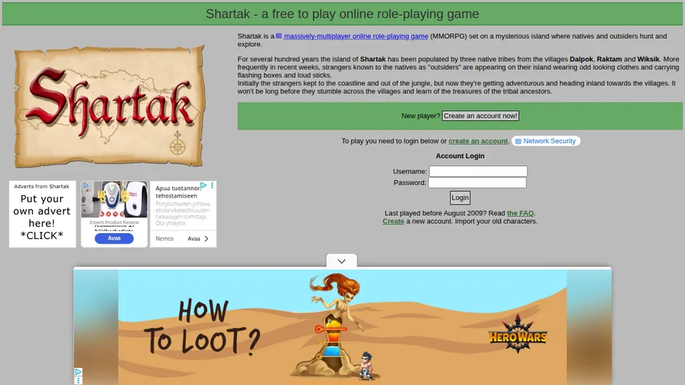 Shartak home page