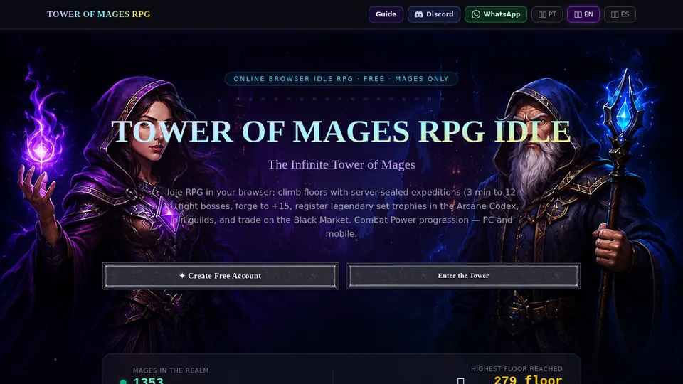 Tower of Mages home page