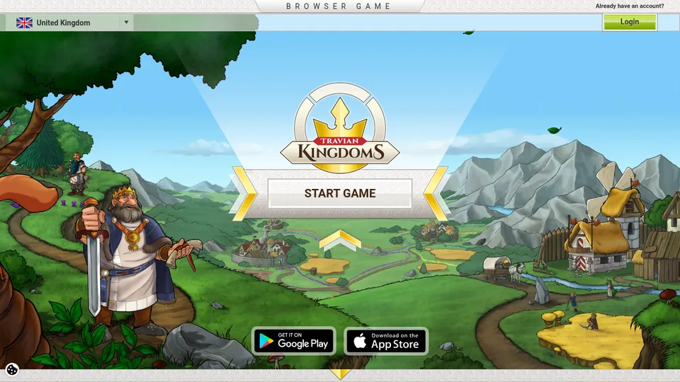 Travian Kingdoms home page