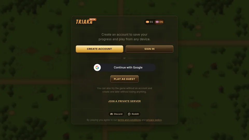 Triara home page