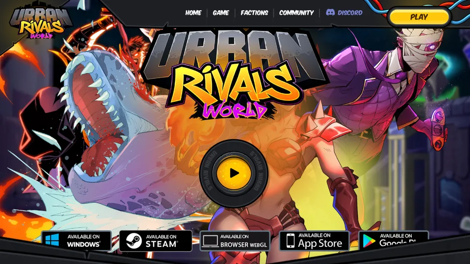 Urban Rivals home page