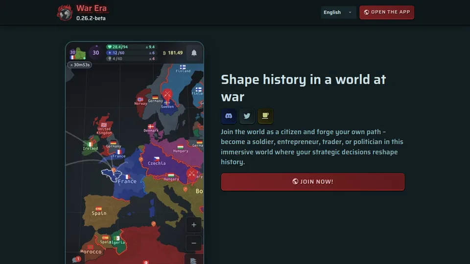 War Era home page