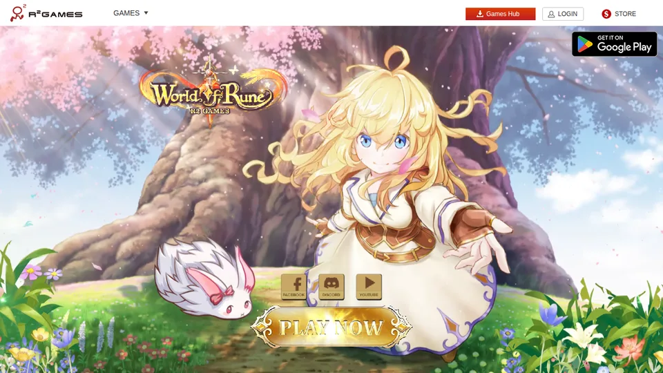 World of Rune home page