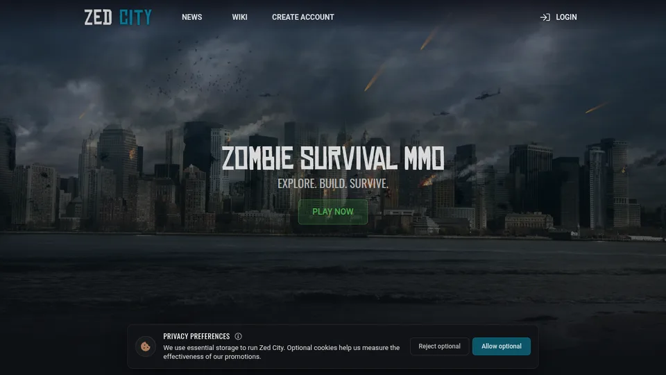 Zed City home page